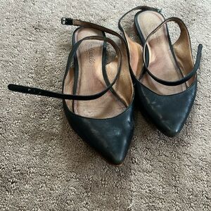Madewell Size 7 black leather flats